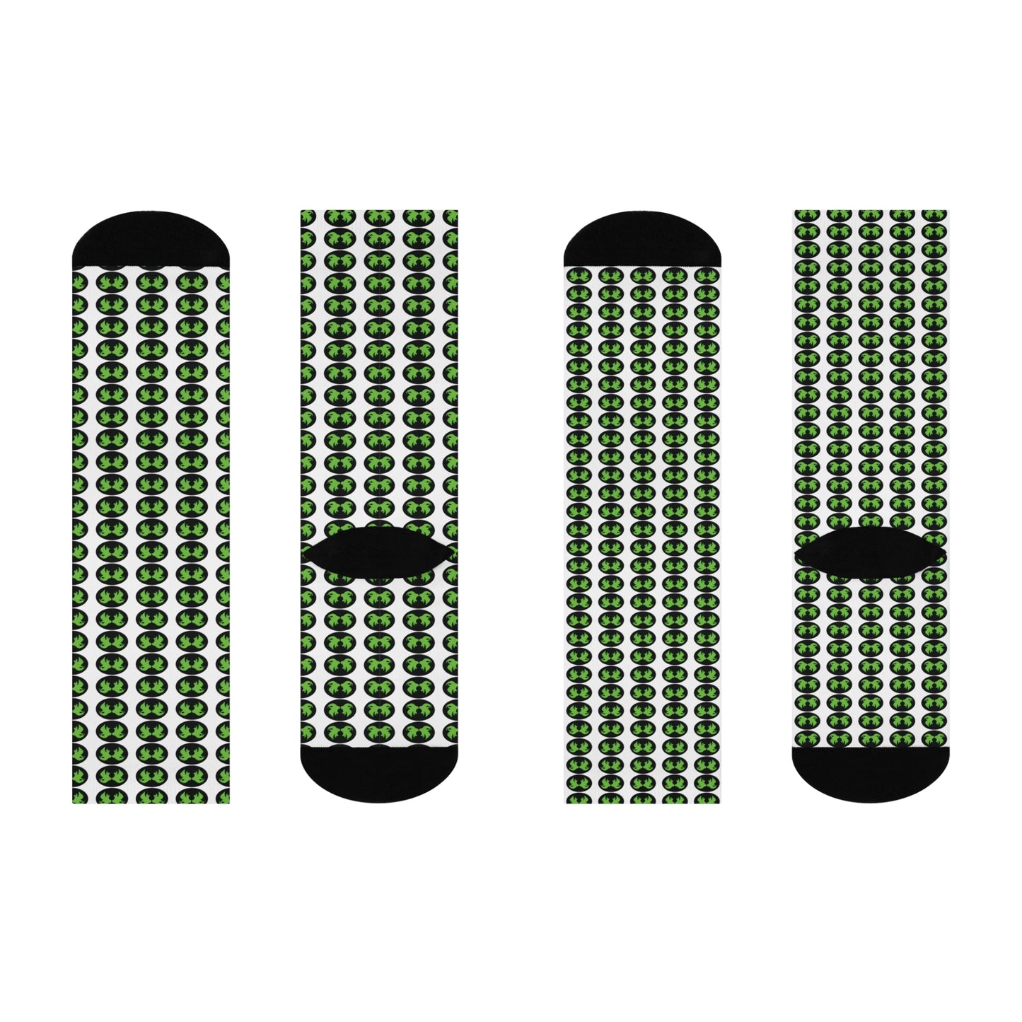 GOATSOCKS: Cushioned Crew Socks - BLKNG