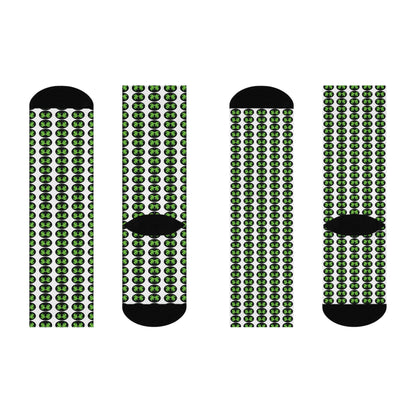 GOATSOCKS: Cushioned Crew Socks - BLKNG