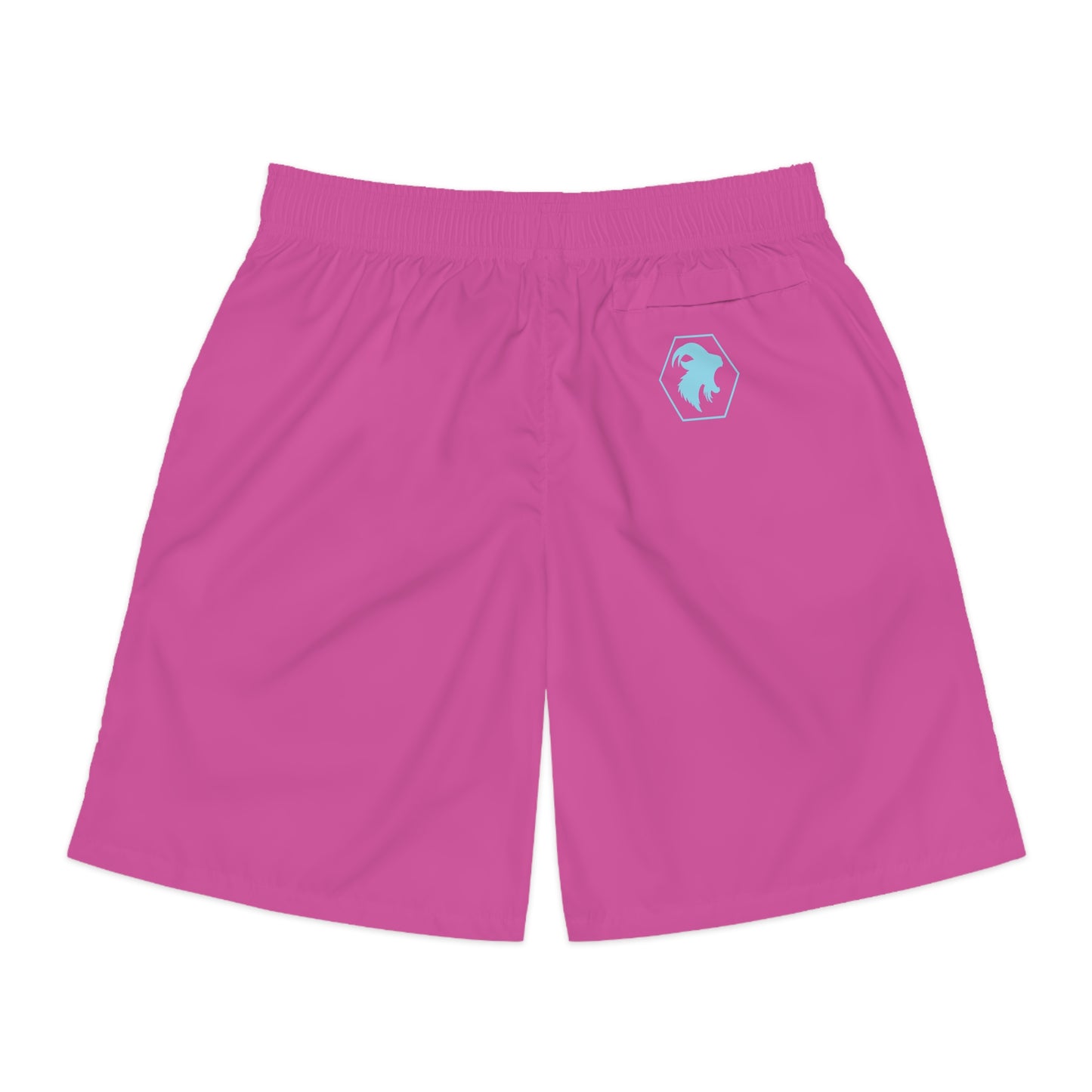 Men's Shorts: Neon Pink & Blue