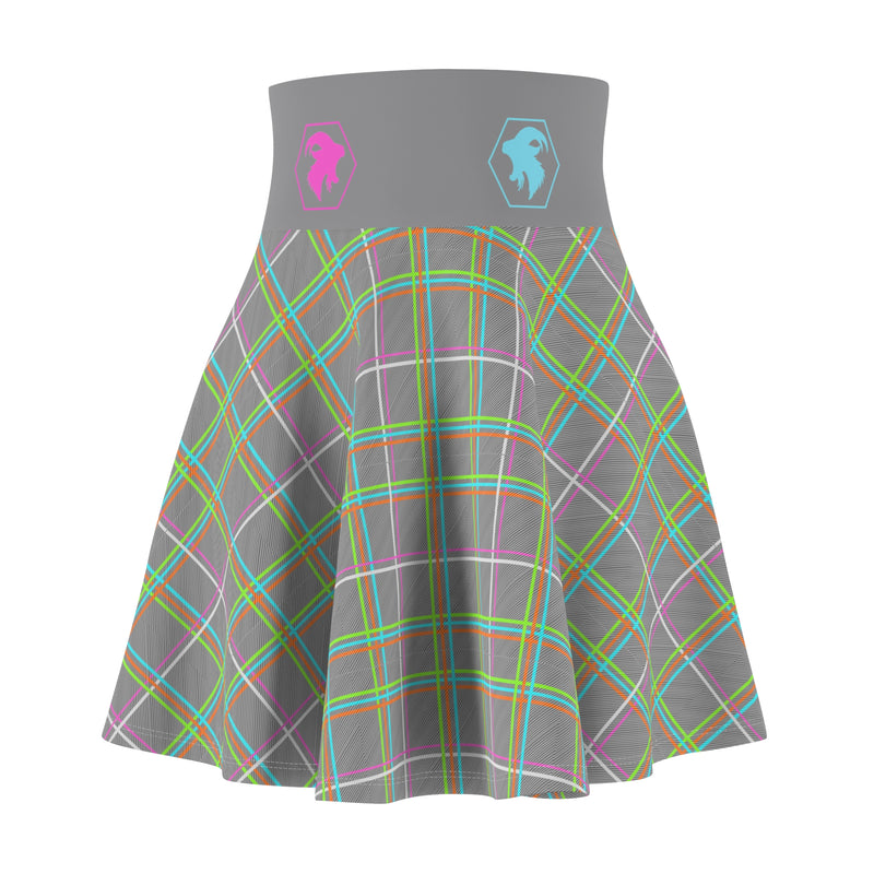 NEO-PLAID Skater Skirt