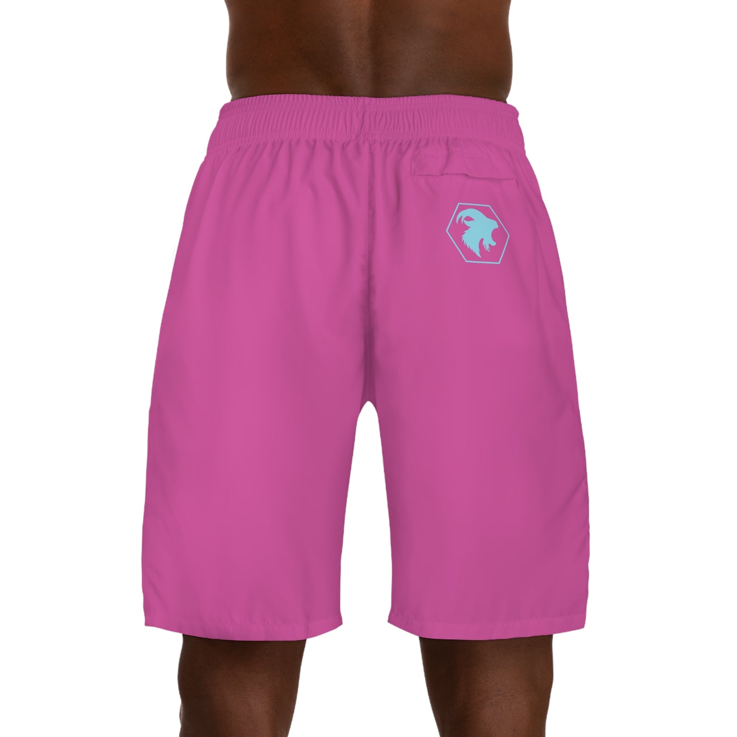 Men's Shorts: Neon Pink & Blue